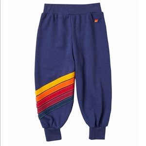 Aviator Nation ⚡️ Blue Striped Sweatpants